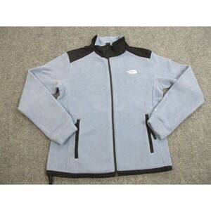 The North Face Alpine Polartec‎ Fleece Jacket Womens M Blue Full Zip NF0A7WWM